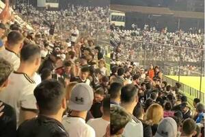[VIDEO] ¡Terrible! Así se moquetearon en sur las barras de Olimpia