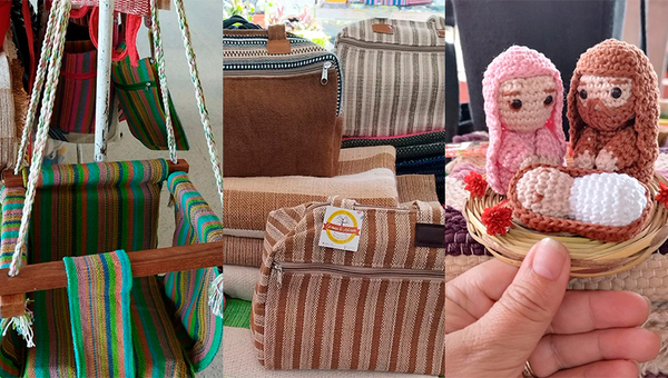 En manos de Artesana recicla restos textiles para convertirlos en artesanías de poyvi y crochet