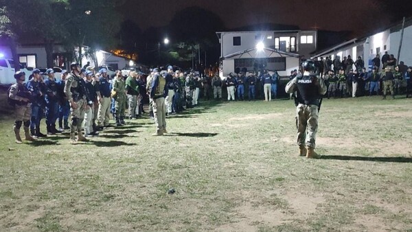 Megaoperativo contra clanes criminales en Asunción: Hay disparos y detenidos