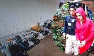 Detienen a asaltante de trasportadora y recuperan objetos de vivienda en Franco
