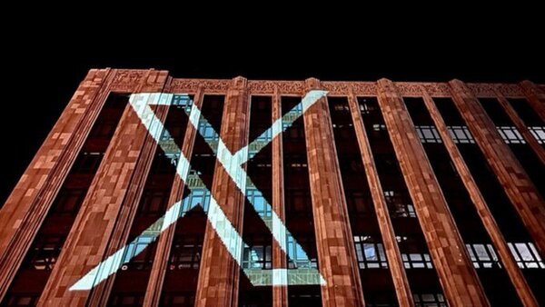 Twitter reemplaza el logo del pájaro azul por una X