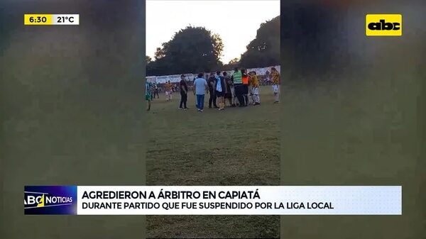 Video: Agredieron a árbitro en Capiatá - ABC Noticias - ABC Color