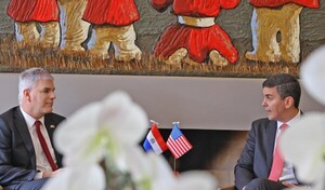 Santiago Peña reclamó a embajador de EE.UU. su intento de influir en el proceso electoral - Unicanal