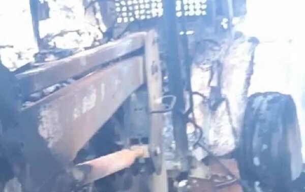 “Dejen de echar árboles”, advirtieron y quemaron un tractor en Concepción – Prensa 5