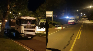 Diario HOY | Itapúa: motociclista salió al paso de un tractocamión y murió atropellado
