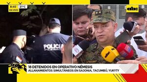 Video: 18 detenidos en Operativo Nemesis  - ABC Noticias - ABC Color