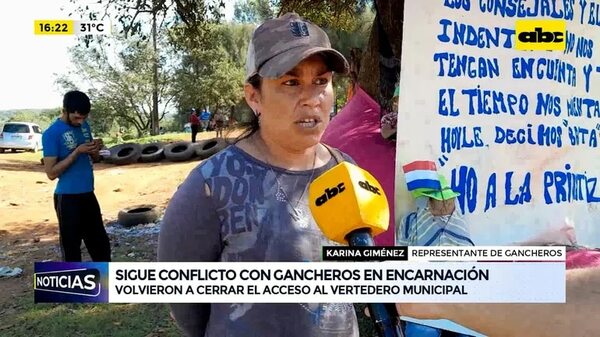 Video: Persiste el conflicto con gancheros en Encarnación - ABC Noticias - ABC Color