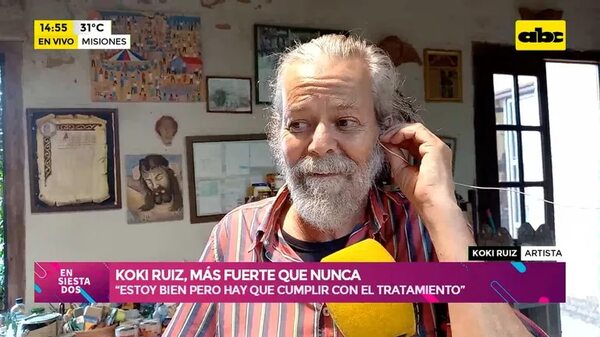 Video: El artista Koki Ruiz enfrenta una enfermedad oncológica - Ensiestados - ABC Color