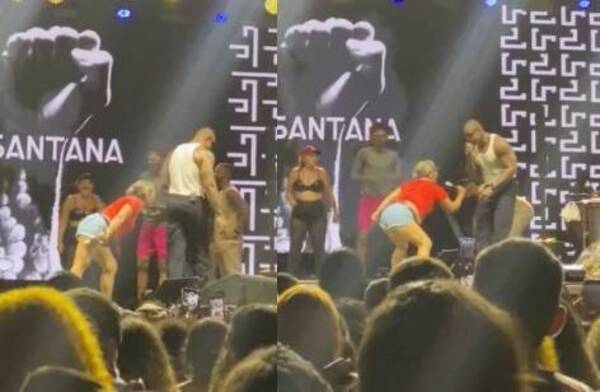 [VIDEO] Cantante bajó a fans del escenario por hacer movimientos obscenos