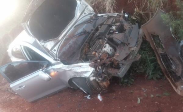Dos lesionados tras violento accidente en Mallorquín
