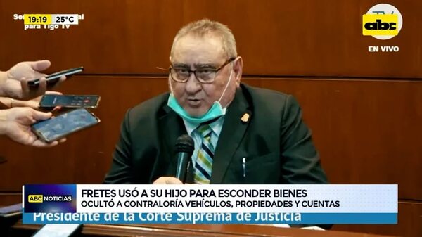 Video: Antonio Fretes usó a su hijo para esconder bienes - ABC Noticias - ABC Color