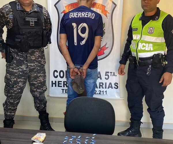 Atrapan a microtraficante
