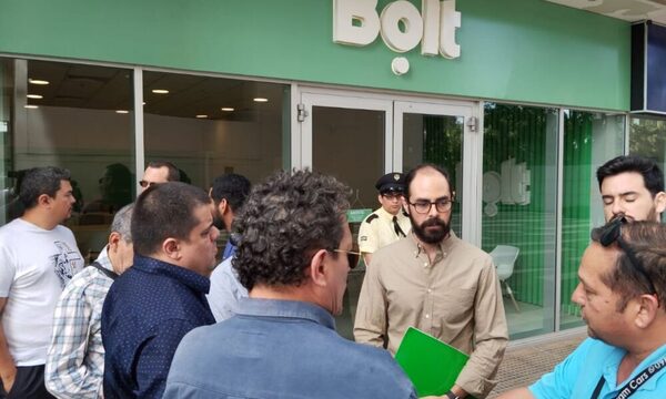 Conductores de plataformas se manifiestan por falta de seguridad
