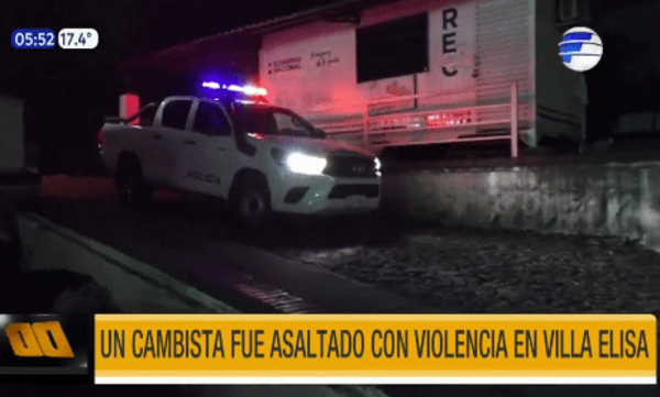 Cambista fue asaltado con violencia en Villa Elisa | Telefuturo