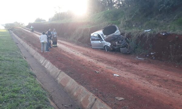 Borracho provoca accidente en Mallorquín