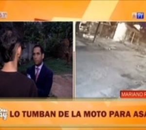 Malvivientes tumbaron a un motociclista para robarle - Paraguay.com