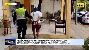 Video: Tenía arresto domiciliario y fue capturado  - ABC Noticias - ABC Color