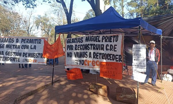 Carpa de la resistencia a favor de Miguel Prieto, huérfana de apoyo