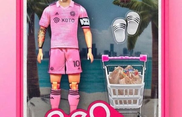 Crearon muñeco de Messi en medio del furor por Barbie