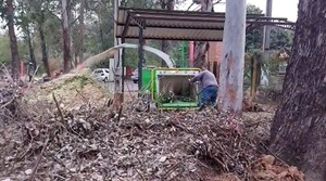 Trituradora de hojas y ramas a full » San Lorenzo PY