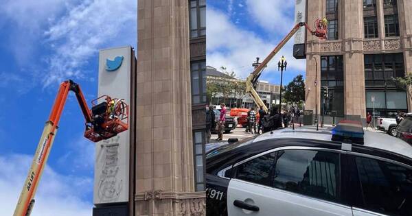 La Nación / ¡Insólito! La policía no permitió que Twitter cambie al pajarito azul