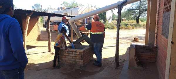 SEN brindó asistencia a comunidades mediante provisión agua en Tte. Irala Fernández