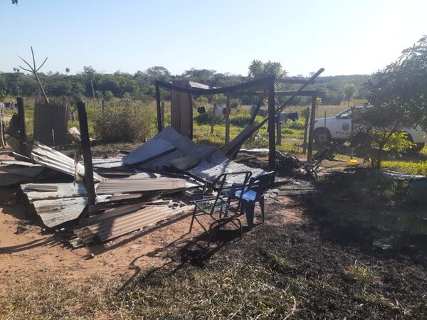 Diario HOY | Indígenas incendian precaria vivienda e hieren a niña con arma