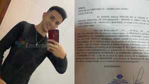 Joven sup. agredió a su pareja sentimental, hija de magistrados encarnacenos