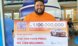 Premios que cambian vidas: Ganó 1.100 millones y una gran camioneta con el Telebingo Triple. | Telefuturo