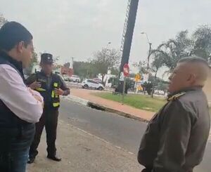 Diario HOY | Director de PMT denuncia barrera ilegal de la Patrulla Caminera en Asunción
