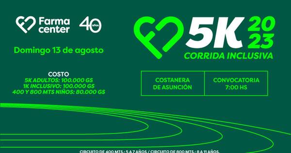 La Nación / La Farmacenter 5K 2023 se prepara con todo