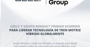 La Nación / Grupo Renault y Geely crean una firma conjunta