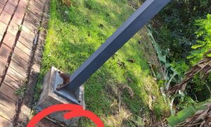 Hurtan cables en parque Independencia en Franco