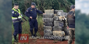 HALLARON UNA TONELADA Y MEDIA DE MARIHUANA EN TOMÁS R. PEREIRA - Itapúa Noticias