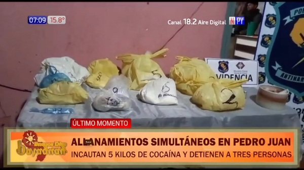 Allanamientos antidrogas en Pedro Juan Caballero - Noticias Paraguay