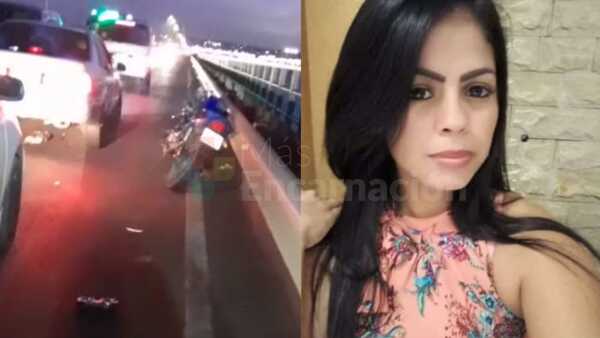Fallece mujer que se accidentó en el puente San Roque González