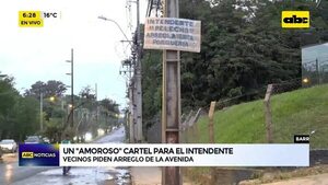 Video:  “Amoroso” cartel dirigido a Nenecho - ABC Noticias - ABC Color