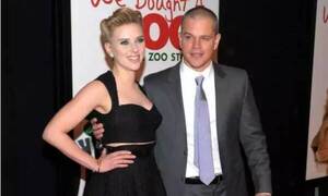 Matt Damon dice que besar a Scarlett Johansson fue "un infierno"