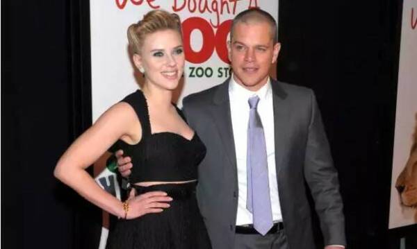 Matt Damon dice que besar a Scarlett Johansson fue "un infierno"