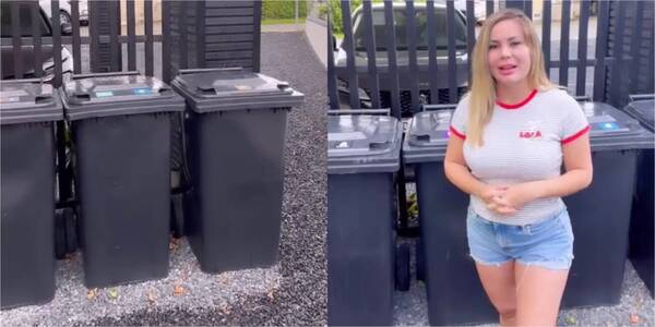 [VIDEO] ¡Dahiana Bresanovich sorprendida por la basura de Dinamarca!
