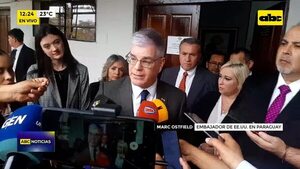 Video: Embajador de EE.UU. reunido con fiscales de CDE - ABC Noticias - ABC Color