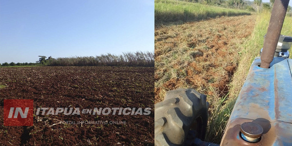 EN GENERAL ARTIGAS REALIZAN INTENSOS TRABAJOS DE PREPARACIÓN DE SUELO - Itapúa Noticias