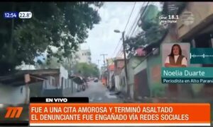 Fue a una cita amorosa y terminó asaltado | Telefuturo