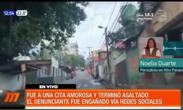 Fue a una cita amorosa y terminó asaltado | Telefuturo
