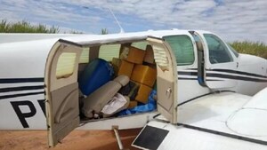 INTERCEPTAN EN BRASIL AVIONETA QUE SALIÓ DE PARAGUAY CON 400 KILOS DE COCAÍNA