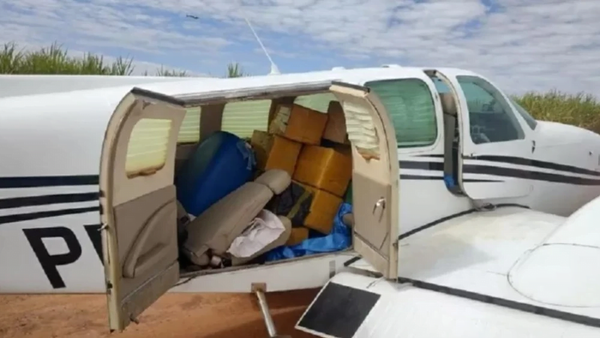 Interceptan en Brasil avioneta que salió de Paraguay con 400 kilos de cocaína - Noticiero Paraguay