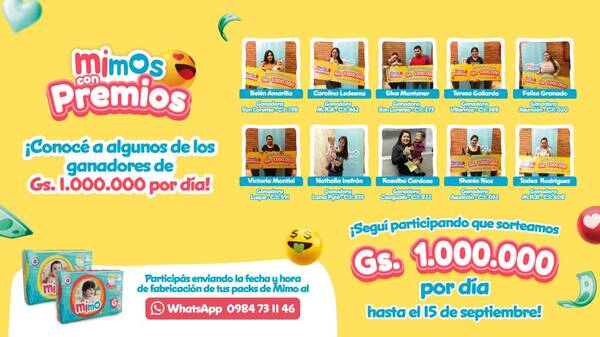La promo de Mimo que regala Gs. 1.000.000 todos los días ¡ya tiene varios ganadores!