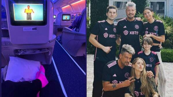 La familia Tinelli ya deja Miami, el viernes tienen su fiesta en Asunción