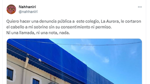 Denuncian peluqueada sin permiso en colegio