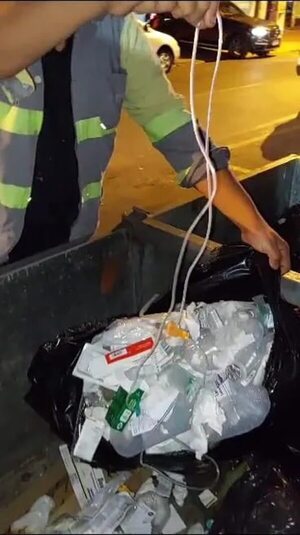 Denuncian basura patológica de sanatorios privados entre residuos orgánicos - Nacionales - ABC Color